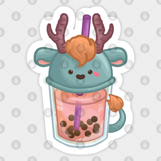 Dragon Bubble Tea Sticker by Khotekmei